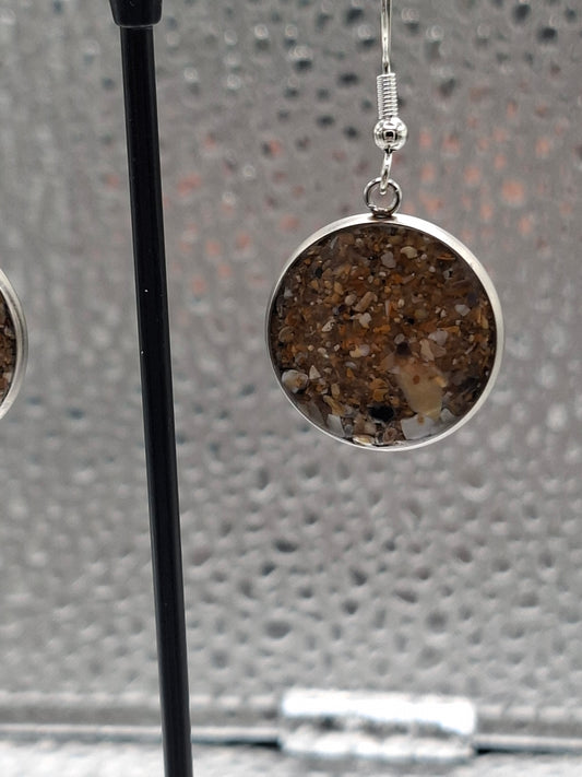 Real Sand Earrings